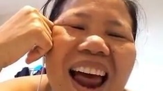 Aged thai game with herself next shower