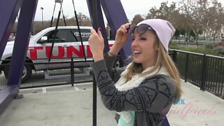 ATKGirlfriends video: virtual period with golden-haired Karla Kush