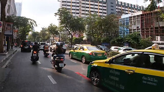 Dilettante young match having sex then a day afield in Bangkok Thailand