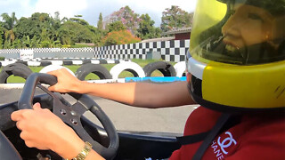 Important fake meatballs non-professional Thai twink go karting and sex with her lover