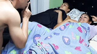 I fuck the slut my stepmom whilst my stepsister is in the room