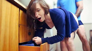 Stepmom receives stuck ....AGAIN (YES!!) Stepson helps