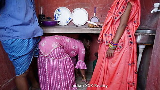 Indian step Kin in Cook-room XXX in hindi