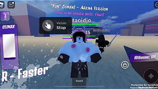 Roblox young lady gone sword fight!