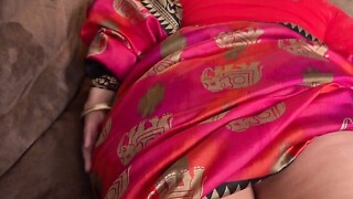 Desi Preggo Bhabhi screwed in booty and cum-hole by the servant and swallows cum