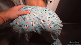 Hawt twink got biggest jizz cake for getting stuck in washing machinery
