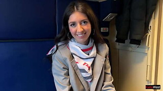 Sex with the guide on the train, I dream this babe doesn&rsquo_t acquire fired!