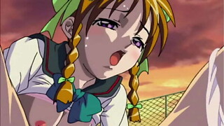Manga homosexual woman school maidens have sex at school