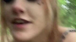 We got caught in the bush in as much as that babe begged for n speech cock
