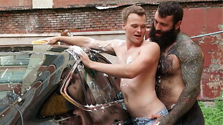 Stepson Earns His Stepdad'_s Vehicle by Engulfing His Shlong - Creepdad