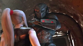 Animated wench thanked the monster with anal and oral sex for saving - 3d difficult coarse sex