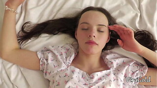 Deprivation Vaginal Virginity of 18yo Marvelous and Opening Anal with her StepDad VG377