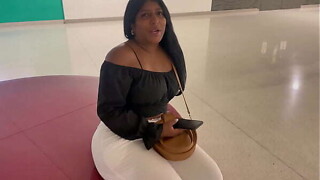 Large butt brunette hair acquires screwed by excited foreigner