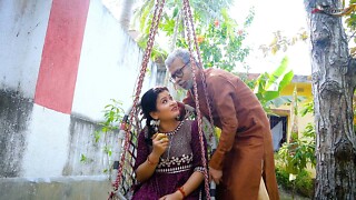 DADAJI Coarse HARDCORE FUCK WITH Lass Virgin WHEN This babe WAS Single Stout Movie scene