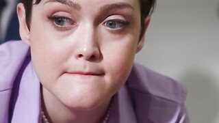 The Fresh Boss Bows The Shocked Slut Valentine Atop of The Desk And Spanks Her Whilst This babe Reads A Message
