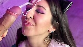 Slender Russian Kitty-chick Gets Her Meet Abundantly Jizzed Next A Xxx Rectal Drilling
