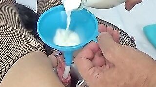 Wild Female Peehole Plowing With Fake penis