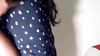 Black-haired With Untutored Bazookas - Dark Haired